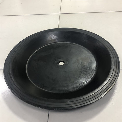 China Reinforced NR rubber diaphragm pump parts overmolded rubber ...