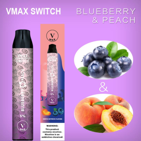 China VMAX Switch 2 in 1 1800 puffs 900mAh battery Disposable vape ...