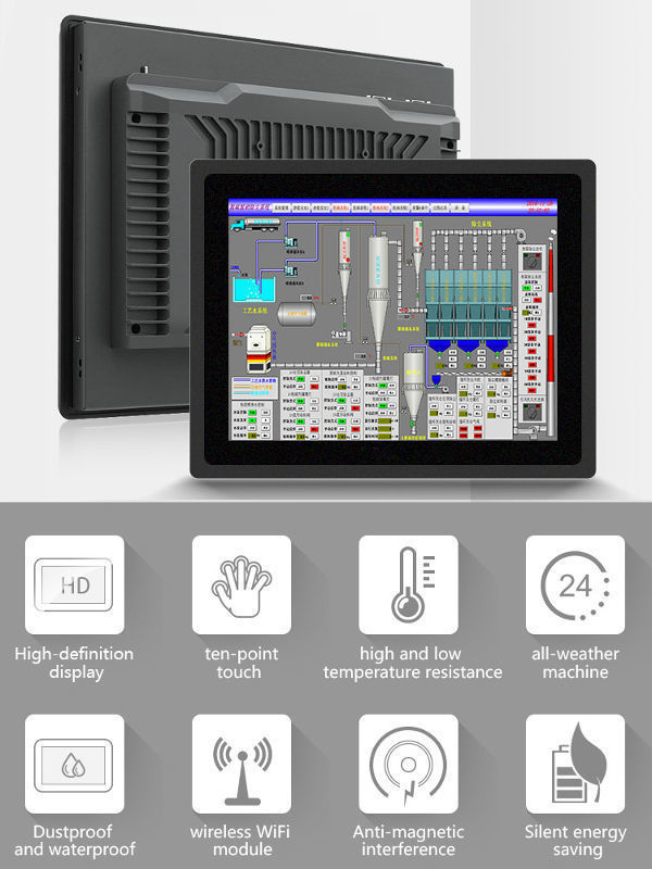 fanless industrial lcd manufacturer