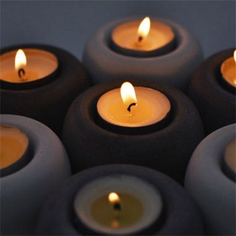 Buy Wholesale China 2022 New Arrival European Style Round Shape Custom  Concrete Ceramic Candle Jar & European Concrete Ceramic Candle Jar at USD  0.5