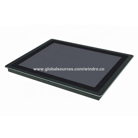 China All In One fanless tablet IP65 square embedded industrial windows ...