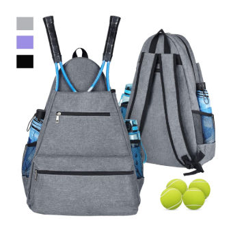 Tennis Backpack 3 Racket Capacity Pockets Racquets Protection Men Women Sports