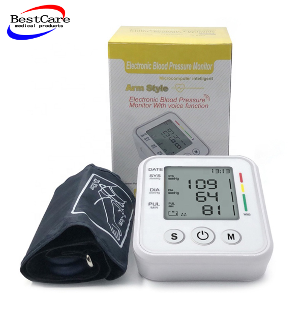 Buy Wholesale China Digital Blood Pressure Monitor Automatic  Sphygmomanometer Upper Arm Bp Monitor With Carry Bag & Digital Blood  Pressure Monitor at USD 6.5