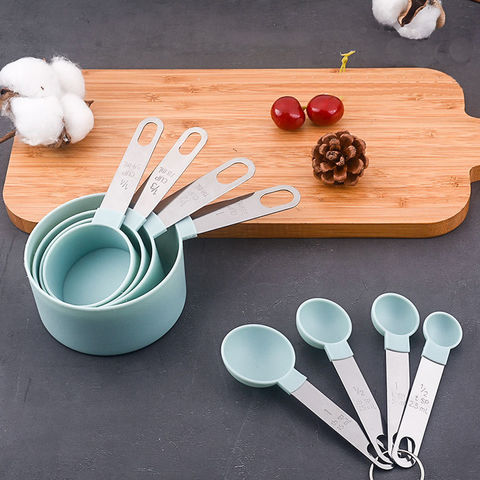 10 Piece Measuring Cups Measuring Spoons Set Stainless Steel Measuring Cup  Spoon for Baking Tea Coffee Kitchen Measuring Tools
