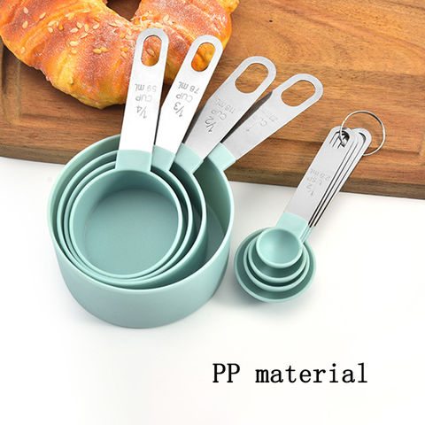 Measuring Cups Set, 3Pcs Colorful Plastic Measuring Cups Large Capacity 2  Cups 1-3/4 Cups 1-1/2 Cups for Dry Liquid Ingredient, Multi-purpose