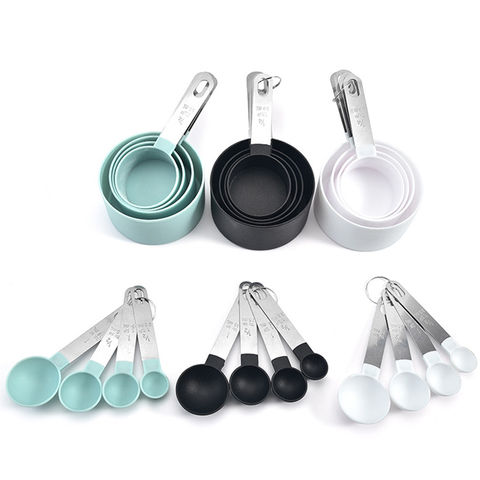  4Pcs Plastic Powder Spoon Set, Kitchen Utensils