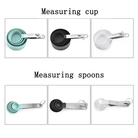 6pcs Colorful Plastic Measuring Cups with Scale - Big Capacity Baking  Spoons for Accurate Measurements - Kitchen Essentials