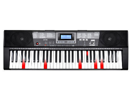 Mk-2115 Keyboard Organ, 61 Keys, Power Supply, Backlit Keys