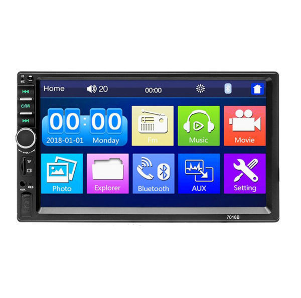 China High Quality 7'' HD Touch Screen car dvd player, hot sale double din Car MP5 Player on