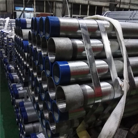 China BS1387 Class B Hot Dipped Galvanized Steel Tubing With Threaded ...