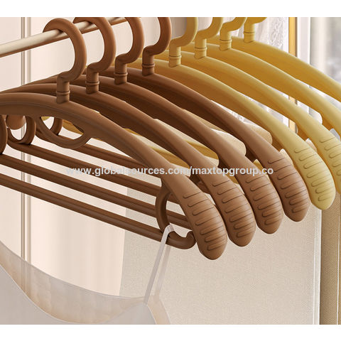 Buy Wholesale China Plastic Hangers Durable Tubular Shirt Hanger Ideal For  Laundry & Everyday Use, Slim & Space Saving & Clothes Hangers at USD 0.38