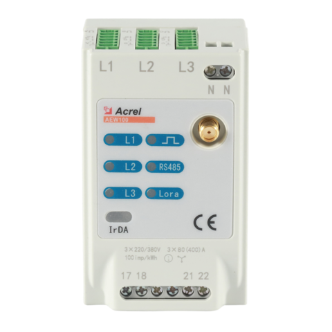 China Acrel AEW100 wireless lora 3 phase energy monitor power meter ...