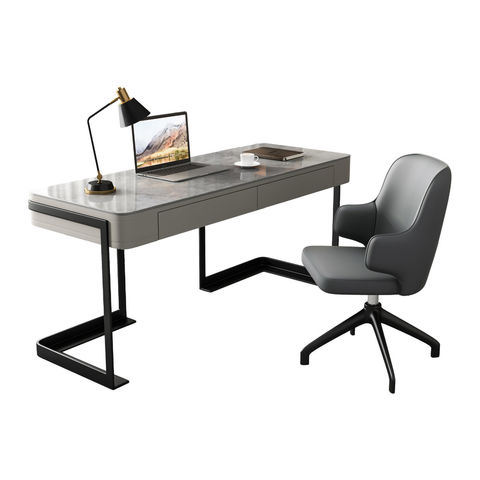 China Light luxury desk modern minimalist home writing desk desk study ...