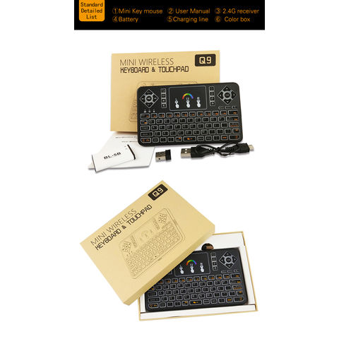 China 3-color Backlit/Bluetooth Mini Keyboard/Touchpad Mouse on Global ...