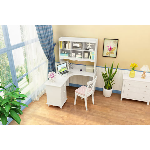 Modern Elegant Office Home Hotel Bedroom Furniture Corner Small Computer Study  Desk - China Dresser, Computer Desk