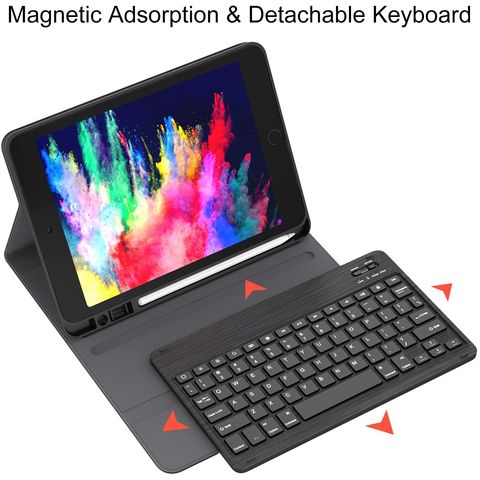 Ipad 11 2021/2020 Keyboard Case With Mouse,backlits Detachable Slim  Keyboard,flip Folio Smart Cover With Keyboard For Ipad Pro 11 Inch 3rd/2nd  Gen