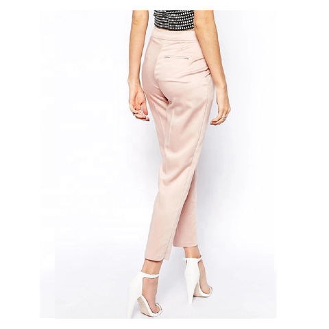 Compre Pantalones Largos De Moda Para Mujer, Pantalones Rectos De