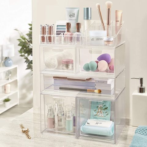 Acrylic Stackable Cosmetic Organizer Drawers Clear Plastic Storage Bins for  Vanity Organization and Storage - China Cosmetic Organizer Drawer and Acrylic  Storage Organizer price