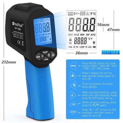 HP-980B Human Body Medical real time measure Infrared Thermometer