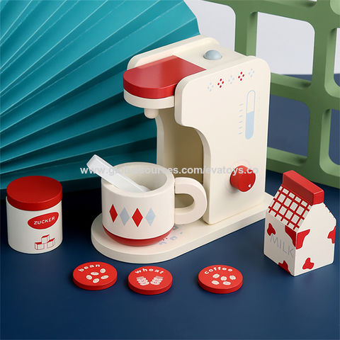 Hape Coffee Time for Two Wooden Coffee Maker Play Kitchen Set