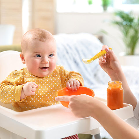 Cuchara En Silicona Doble Punta - Alimentación Del Bebe - Azul