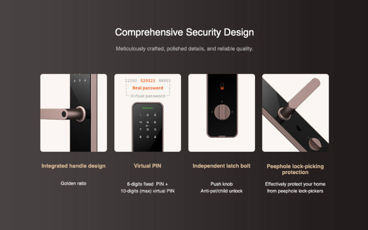 China Smart Door Lock Digital Lock Bluetooth /Fingerprint/PIN Code/ NFC ...