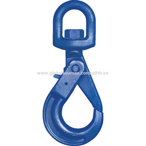G80 Eye Self-Locking Safety Hook Safety Chain Hooks Crane Lifting Hook -  China Hook, Eye Hooks