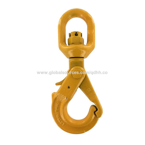 Bulk Buy China Wholesale G80 Swivel Self-locking Hook With Safety Latch,  Alloy Steel, Lifting Hook $1 from Qingdao Huahan Machinery Co. Ltd
