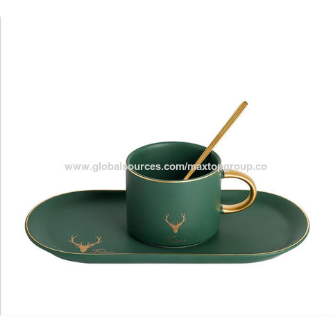 N/A Coffee Cup Travel Saucer Set Coffee Cup Espresso Latte Household  Products Breakfast Cup