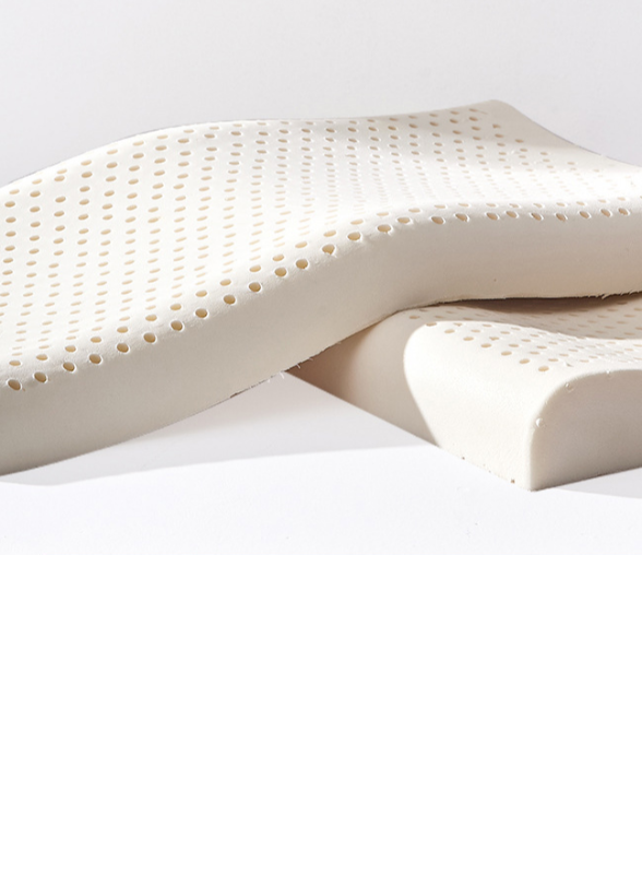 China Thin latex soft sleeping wave pillow ultra thin low pillow on