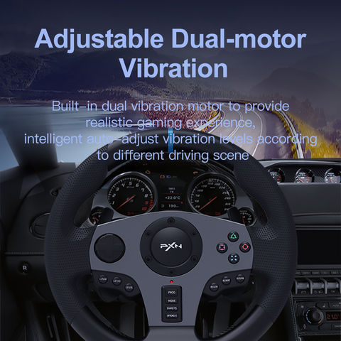 Buy Wholesale China Pxn V9 Vibration Feedback Racing Game Steering Wheel  For Pc, Ps3, Ps 4, Xbox One&series, Switch & Racing Game Steering Wheel at  USD 76.99