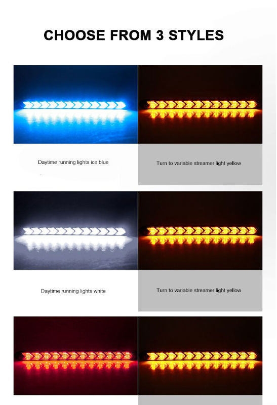 China Vehicle Daytime Running Indicator Led Turn Signal Lights For