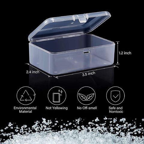 China Factory Plastic Bead Containers, Flip Top Bead Storage