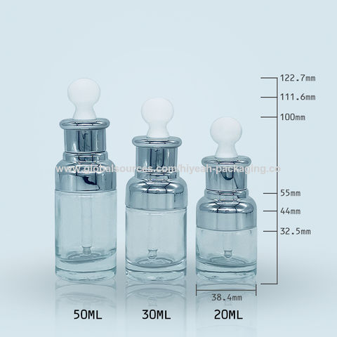 Oil Perfume Atomizer 10ml 15ml 20ml 30ml 50ml 100ml Clear Square