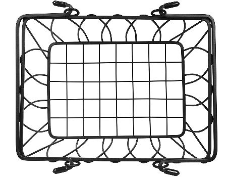 Stackable Metal Storage Basket Heavy Duty Quality Bread Wire Baskets Snack Bins for Office Craft Room Kitchen Pantry Office Garage Market Grocery