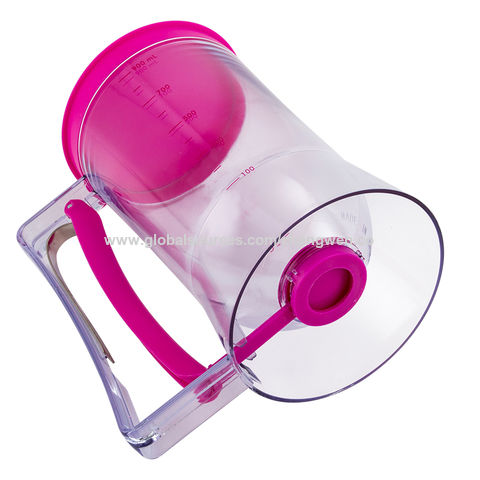 Batter Separator Silicone Muffin Cups, Pancake Batter Dispenser