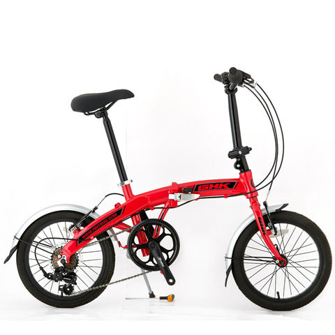 China Folding bike Red color /foldable cycle low price /folding cycle ...