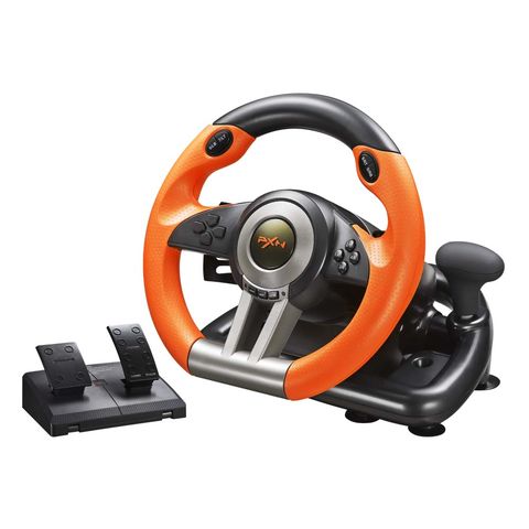 Racing Wheel,PS4 Gaming Steering Wheels Volante 180° Pedals