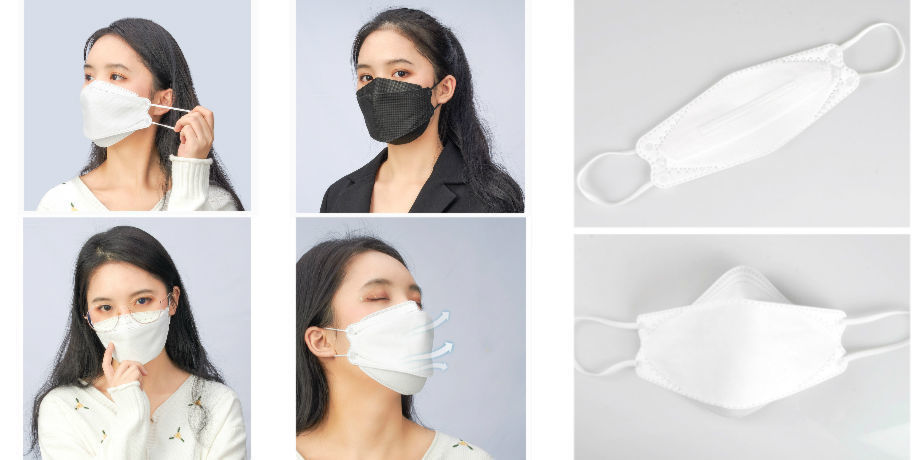 China [10 Pack] K94 Disposable Face Safety Mask ,Colorful, Breathable ...