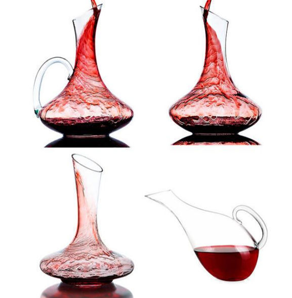 China Leadfree glass red wine decanter wine distributor household wine