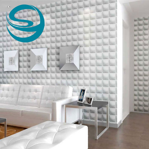 China Pvc Panels 3d Wall Waterproof Modern Waterproof Textured Interior ...