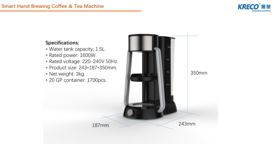 World's 1st Smart Tea Machine