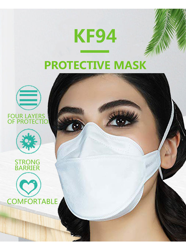 China Disposable KF94 Fish face mask, Muslim face mask, many colors