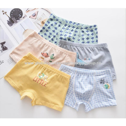 Girl Cute Design Lace Briefs Quality Cotton Soft Kids Underwear Size 3T-10T  Children Underpants 4pcs/Lot Healthy Brief Boxers