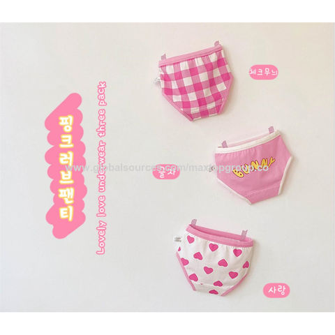 4 Pcs/Lot Cotton Soft Panties for Girls Baby Girls Underwear Cartoon Minnie  Briefs Breathable Children Panty Kids Underpants