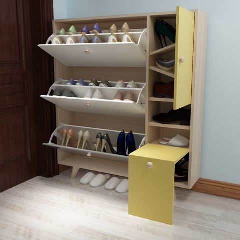 Custom Solid Wood Small Narrow Slim Shoe Organizer Storage Cabinet - China  Shoe Cabinet, Shoe Storage Cabinet