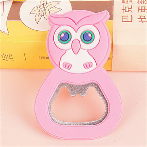 Cute Cartoon Metal Bottle Opener with Magnet - China Silicone Opener and Can  Opener price