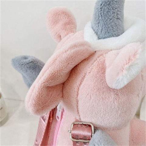 Source Hot Sale Cute Cartoon Lolita Bunny Plush Backpack for Kids