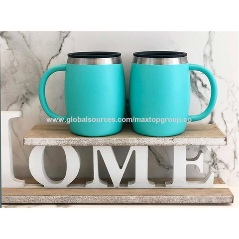 Travel Coffee Mug, Stainless Steel Coffee Mugs Spill Proof, Double