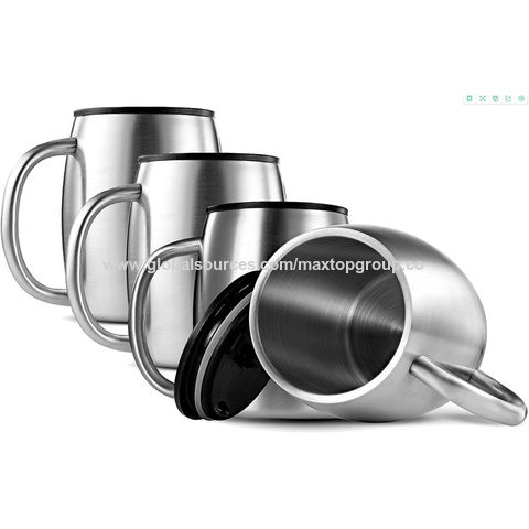China 18/8 Stainless Steel Personalized Insulated Coffee Mug Travel Metal  Camping mugs wholesale manufacturers and suppliers